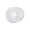 Lexi Lighting Odessa Diamond Cut Glass Led Wall Light With White Base - White/large