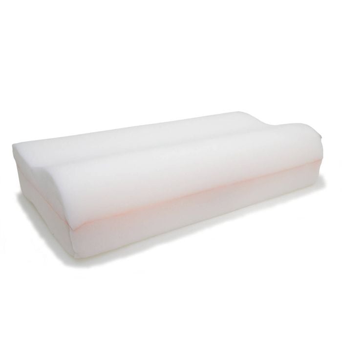 Therapeutic Contoured Pillow - Firm, Small, Cervical Support, Washable, Dual Height, Ideal For Adults - Firm - Small (9-11cm)