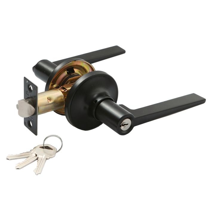 Ikonic Matte Black Slimline Entrance set