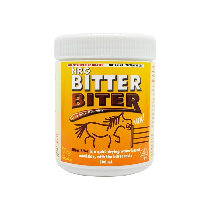 Nrg Bitter Biter Avert Fence Munching For Horses 500ml