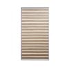 Coolaroo 1.2m White & Wood-Effect Fairhaven Fixed Slat Panel