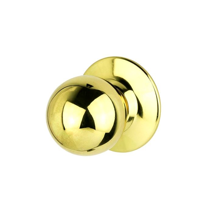 Sylvan Quest Passage Knobset Polished Brass