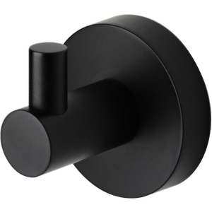 MIXX Matt Black Chia Round Robe Holder