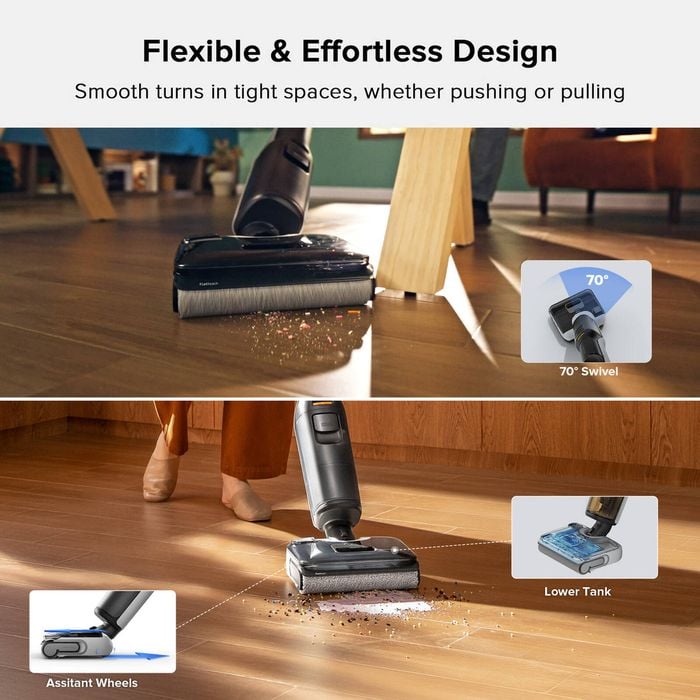 Roborock F25 Wet and Dry Vacuum Cleaner - Black