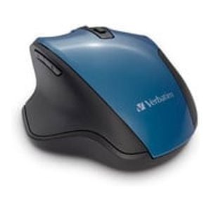 Verbatim Silent Ergonomic Wireless Led Mouse - Blue [70244]