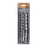 Craftright 200mm 3 Piece Auger Drill Bit Set