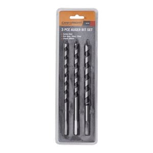 Craftright 200mm 3 Piece Auger Drill Bit Set