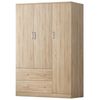 ALFORDSON Wardrobe Clothes Closet 2 Drawers Storage Wood