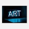 Galrie Stunning Neon Art Skateboarding Photograph by Victor Erixon, Poster Only, A4 21 x 30cm (8 x 12inch)