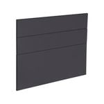 Kaboodle 900mm Grey Fig Modern Drawer Panels - 3 Pack