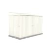 Absco Sheds 1.52 x 3.0 x 2.06m Surfmist Narrow Triple Door Garden Shed