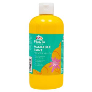 Practa Kids 500ml Pineapple Yellow Washable Paint