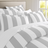 Oxford Stripe Quilt Cover set King