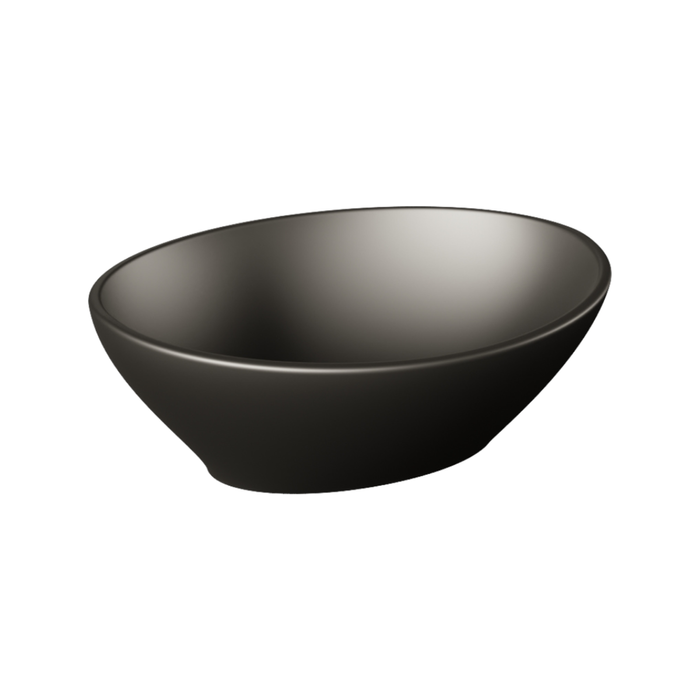 Stein 410 x 340 x 145mm Matte Black Sabana Oval Basin
