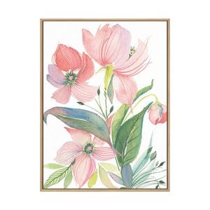 Artey | Secret Garden II - Framed Canvas - Natural Frame - 90 x 120cm