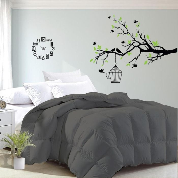 Luxor Queen Grey Aus Made Summer Soft Bamboo Blend Quilt