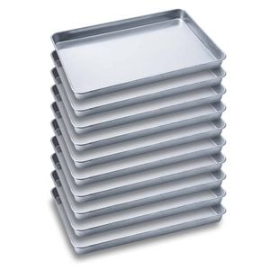 SOGA 10 Pack Aluminium Baking Pan Gastronorm Tray 60x40x5cm