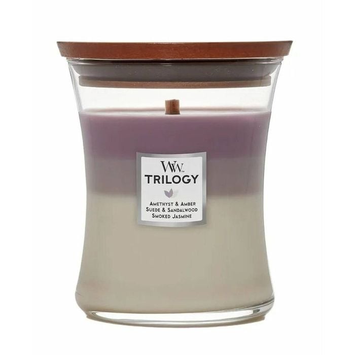 WoodWick Candle - Medium Trilogy Amethyst Sky