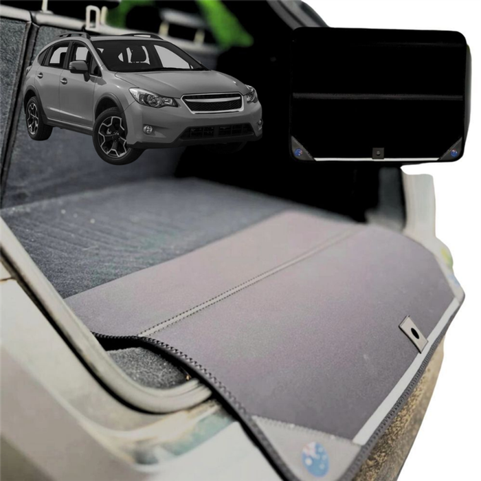 Rear Cargo Boot Bumper Protector for Subaru XV 2012 - 2017 (GP) - XL (98 x 55) - Black