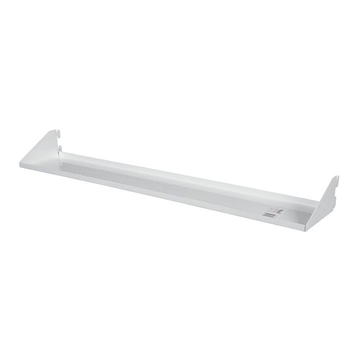 Flexi Storage Home Solutions 572 x 55 x 100mm White Double Slot Tray Shelf