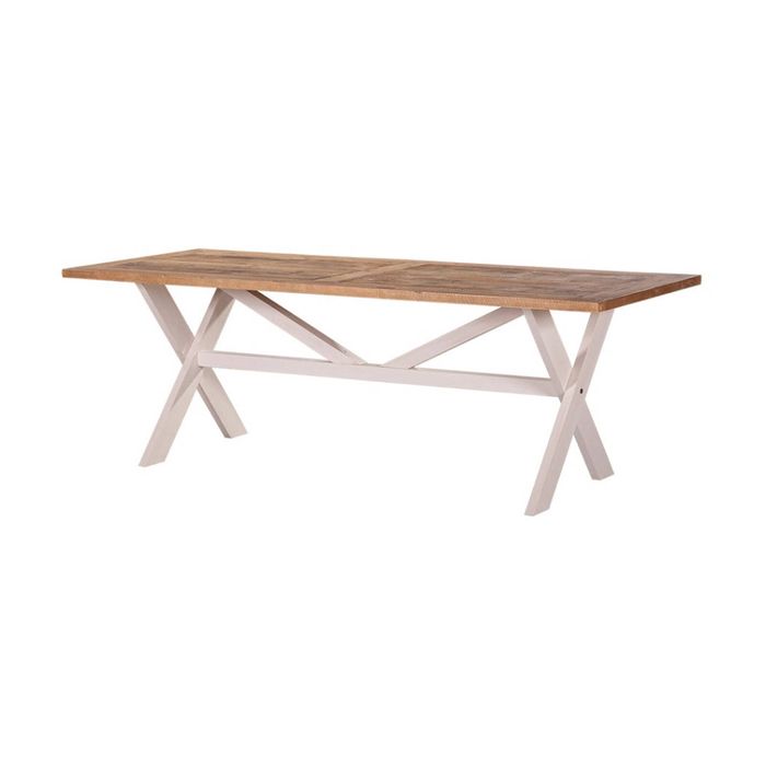 1825 Interiors Byron Dining Table Reclaimed Pine Furniture Two-Tone