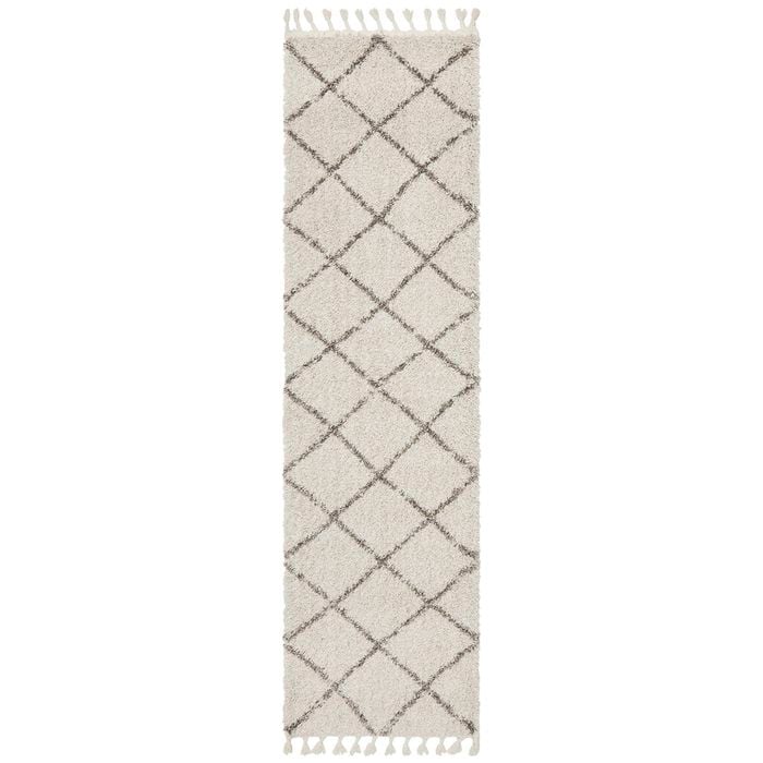Rare 22 Beige 200x80cm - Small Runner Shaggy Indoor Rug