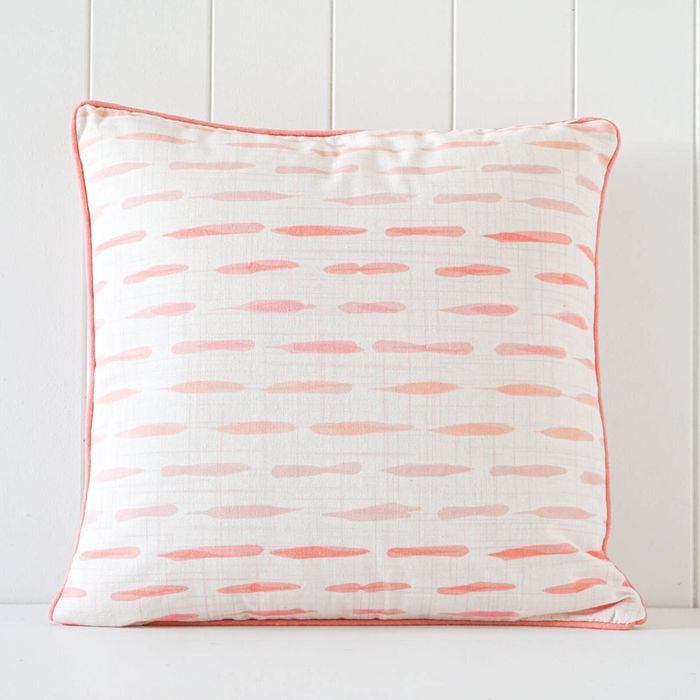 Rayell Indoor Square Cushion Lines Orange 45x45cm