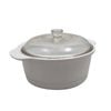 Ceramic Casserole Dish Microwave/Oven Cooking Set W/Glass Lid 2.0Ltr