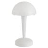 Telbix Mandel Contemporary Table Desk Lamp Light Metal White Matte