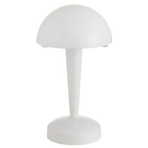 Telbix Mandel Contemporary Table Desk Lamp Light Metal White Matte