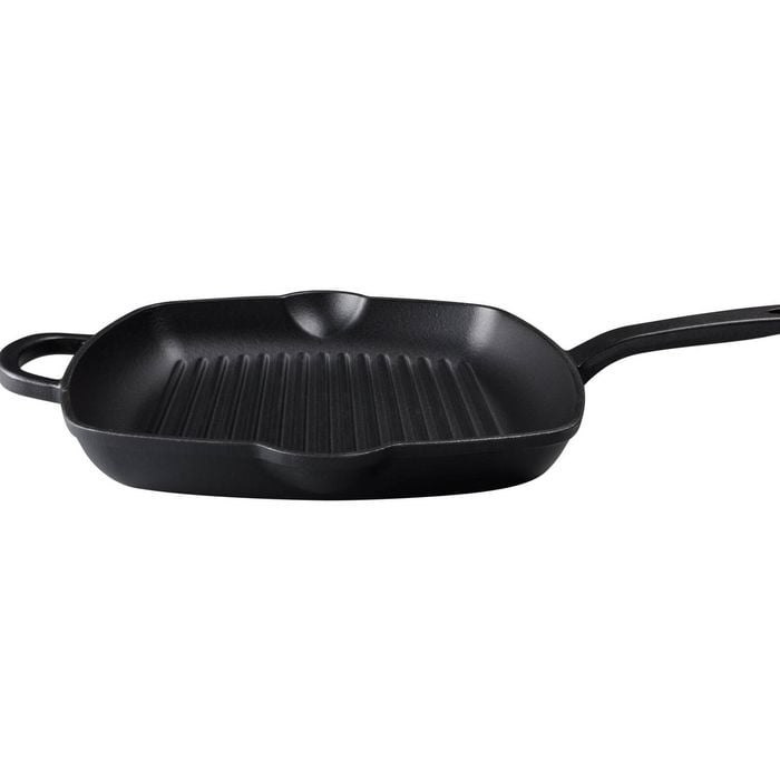 Maxwell & Williams Cast Iron Grill Pan Black Cookware W/ Raised Ridges 26cm