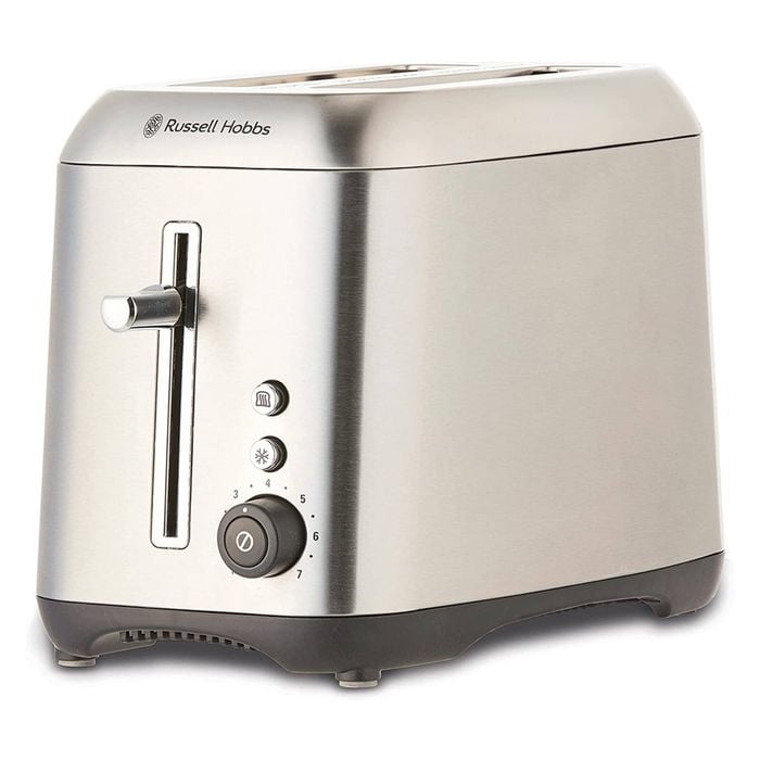 Russell Hobbs RHT82BRU Carlton 2 Slice Toaster Brushed Stainless Steel