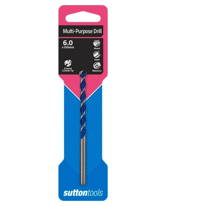Sutton Tools 6 x 100mm Multi Purpose Drill Bit