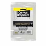 UNi-PRO 1.5 x 0.6m Heavy Duty Canvas Door Frame Drop Sheet