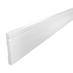 138 x 18mm 5.4m White Primed FJ Modern Pine Moulding