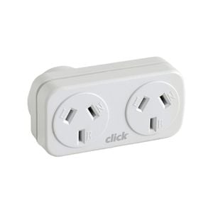 Click Right Hand Double Adaptor