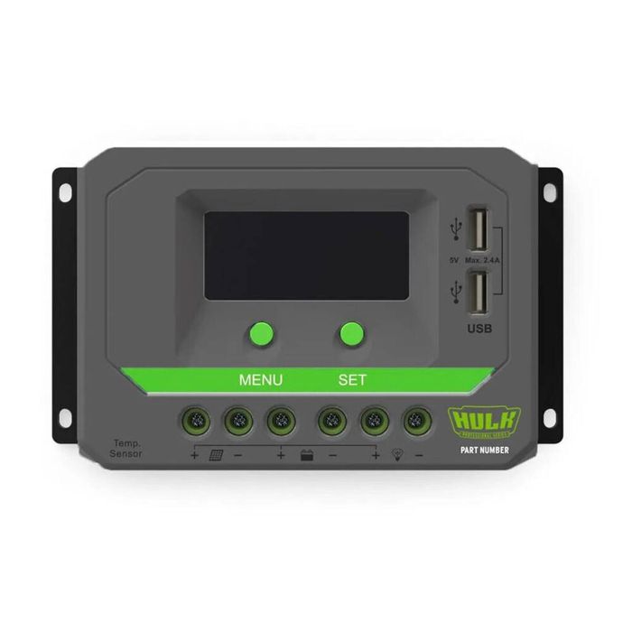 Hulk Pro 60A PWM Solar Battery Charge Controller Device 12-48V