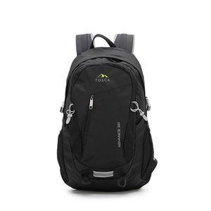 Tosca 30L Lightweight Deluxe Travel Outdoor Adjustable Backpack Bag Black