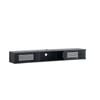 Clancy Wall Mount Entertainment TV Unit Floating 2 Doors 180cm Black