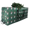 Catzon Christmas Storage Bag Waterproof Multipurpose Bag for Holiday Storage-SantaClausGreen