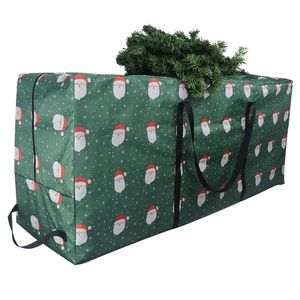 Catzon Christmas Storage Bag Waterproof Multipurpose Bag for Holiday Storage-SantaClausGreen