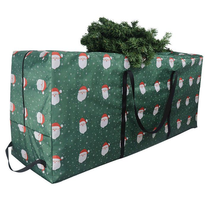 Catzon Christmas Storage Bag Waterproof Multipurpose Bag for Holiday Storage-SantaClausGreen