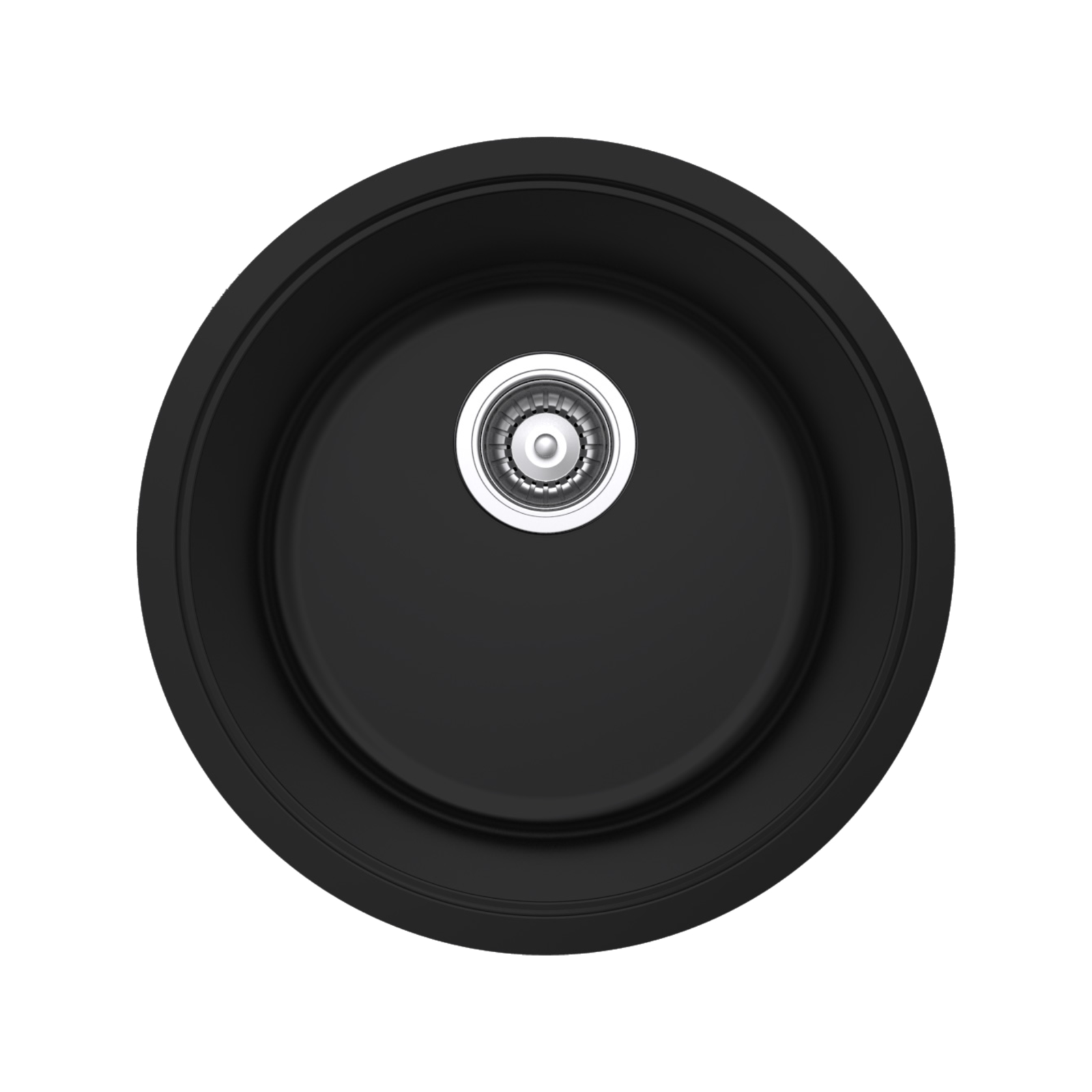 Mondella Resonance Matte Black Single Bowl Rectangular Sink thumbnail 2