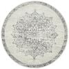 Liu Rita Silver 200x200cm - Medium Round Pet Friendly Indoor Rug