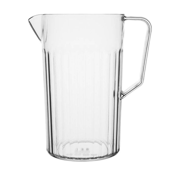 Olympia Kristallon Polycarbonate Jug Durable Panelled Serving Spout 1.4ltr