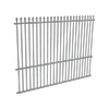 ProtectorAl 2400 x 1800mm Monument Aluminium Spear Top Pool Fence Panel With Mid Rail