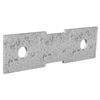 Dunnings 120 x 35mm M10 Galvanised Bracket Plate