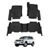 AUSGO Car Floor Mats for Toyota LandCruiser Prado 120 Series GX/GXL/Pilbara/Standard Auto 2003-2009 All-Weather Floor Liners