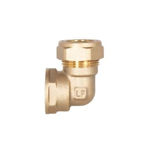 Instantor - 15mm FI Brass Compression Elbow LF