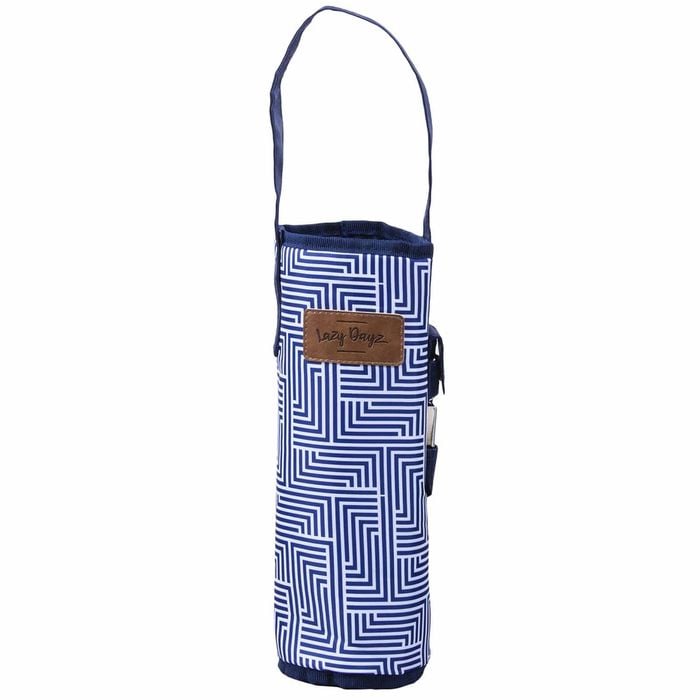 Lazy Dayz Insulated Wine Bottle Tote With Wine Opener - Makena